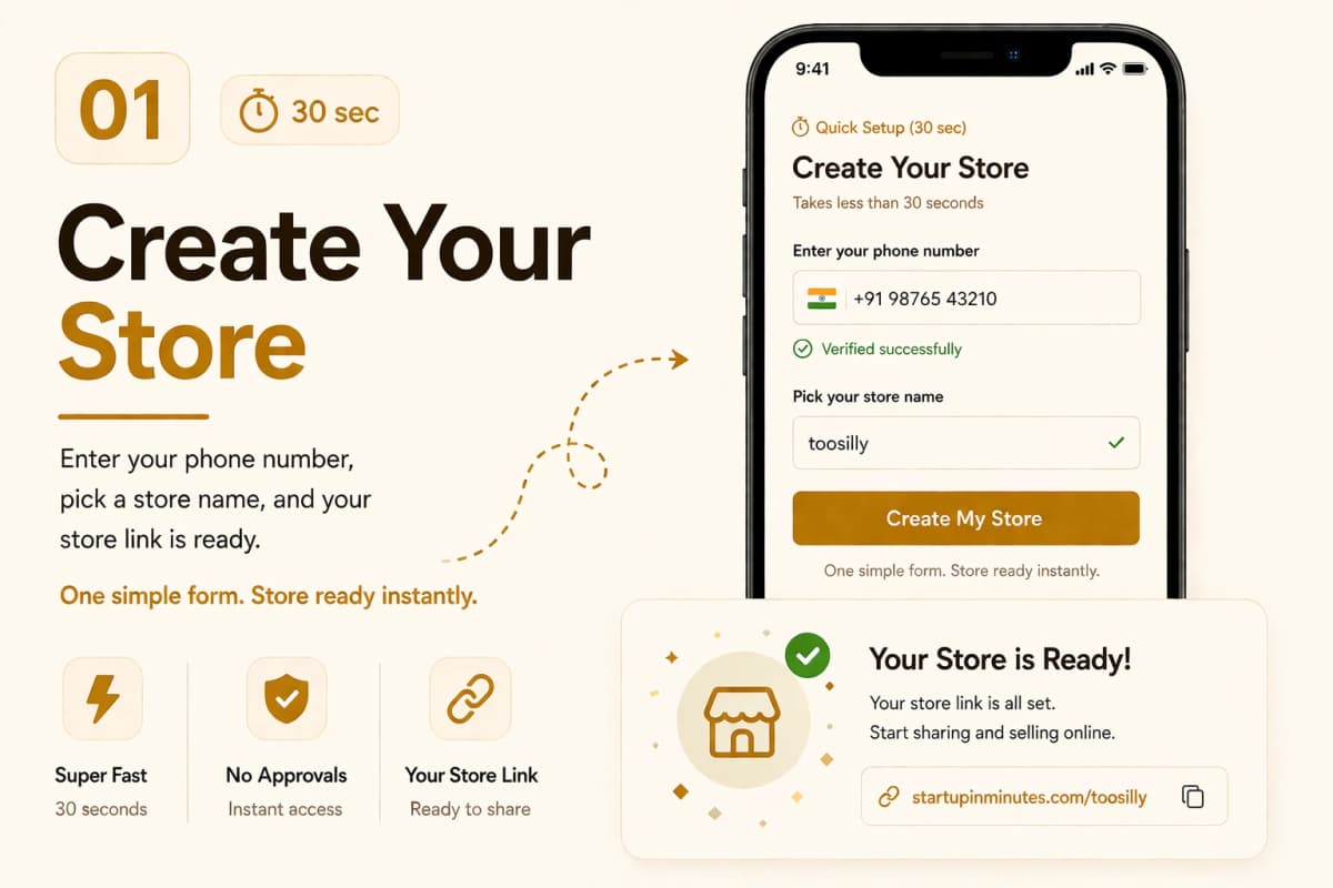 STEP 01 · 30 SECONDS